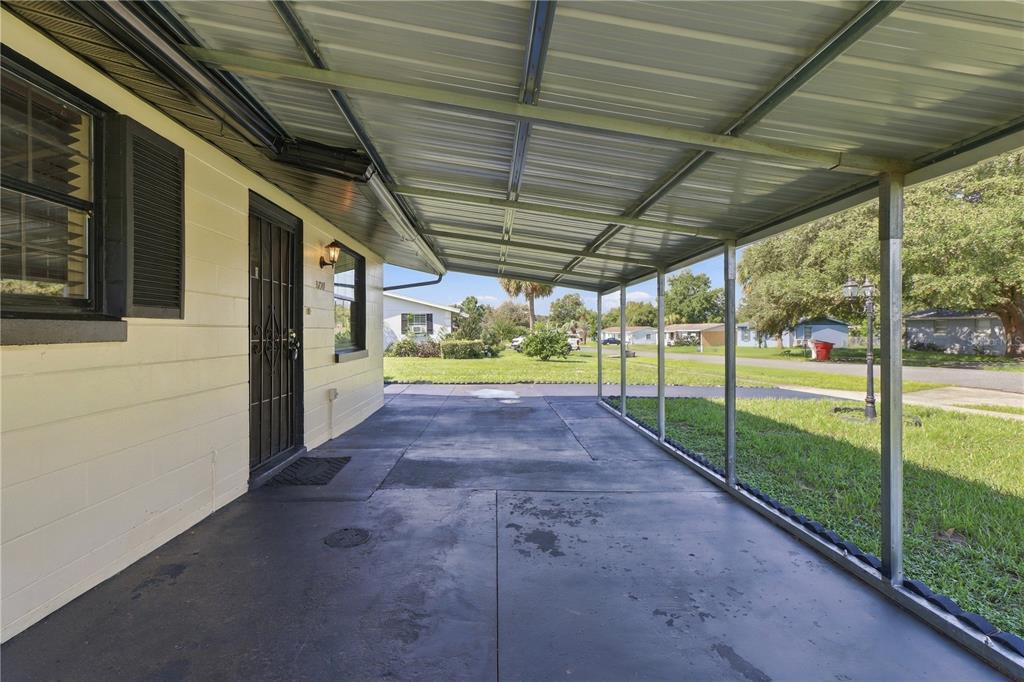 Spacious Covered Front Porch