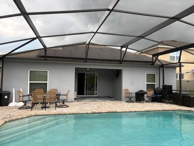 Screened in private pool