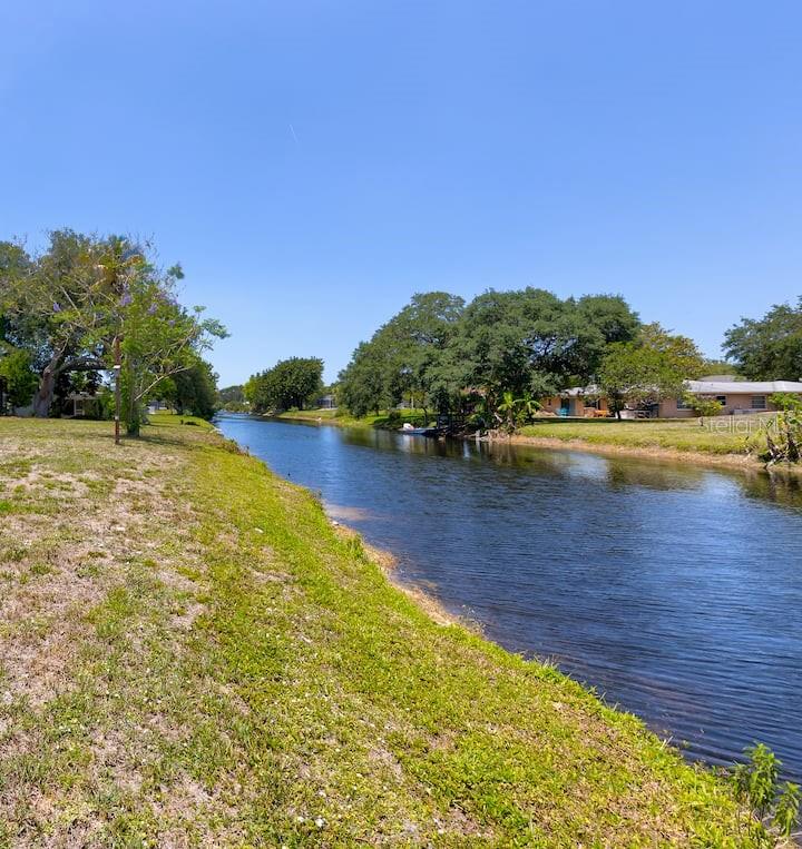.Beautiful canal/water view from 231 Caddy Dr