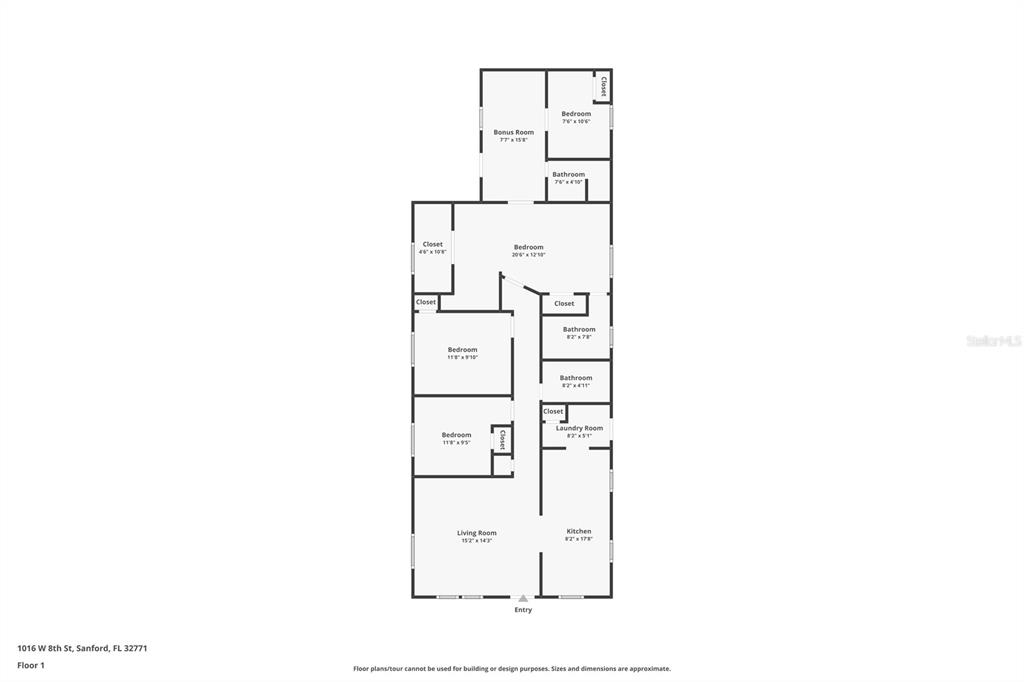 Property for sale at 1016 W 8TH STREET, SANFORD, FL, 32771
