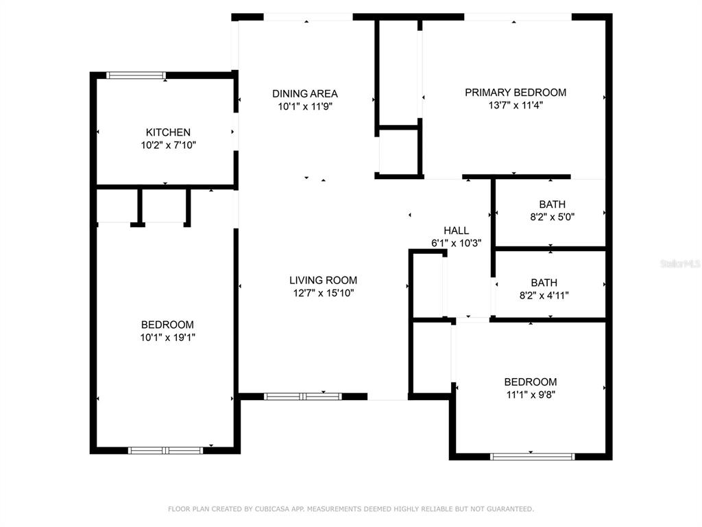 2-D Floor Plan for 1726 Tropical Court