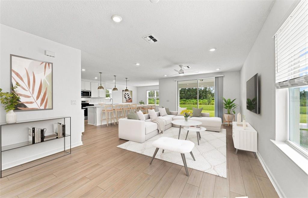 Virtually Staged - Open Gathering Room