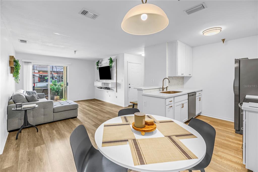 open floor plan