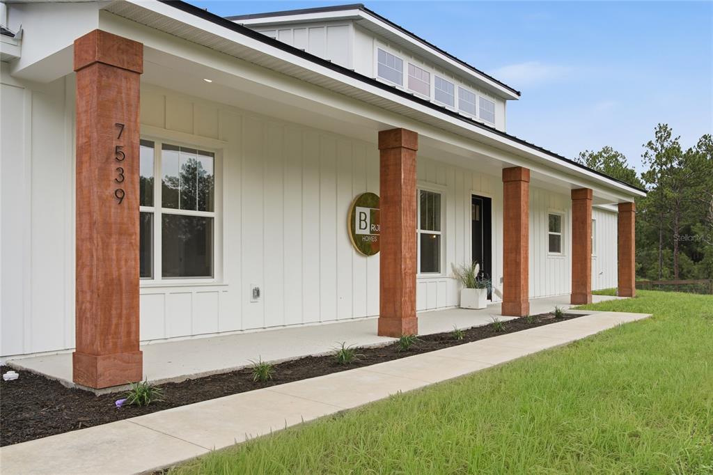 front porch cedar posts