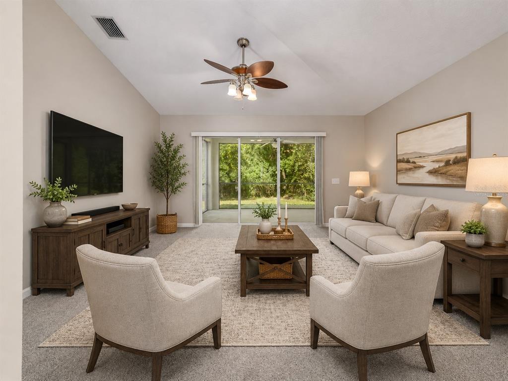 Virtually Staged Great Room