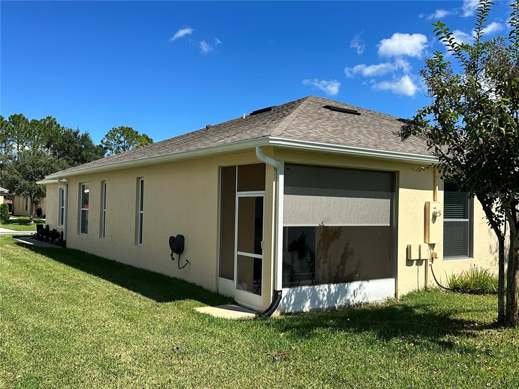 Rear Of Home