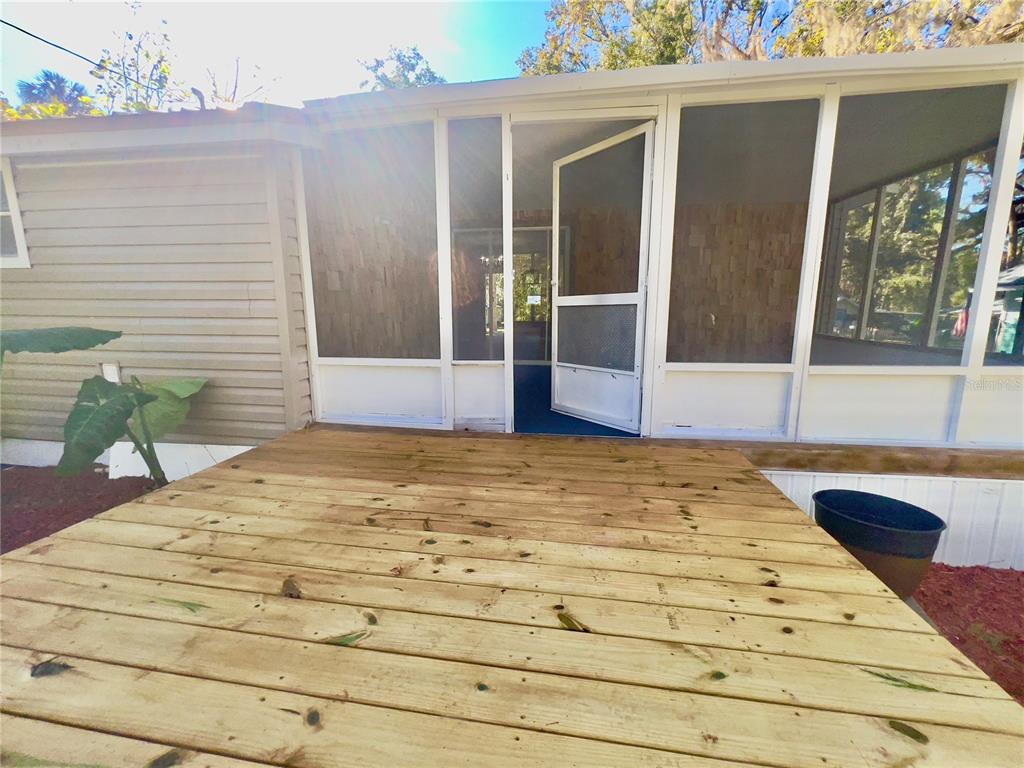 Rear of home