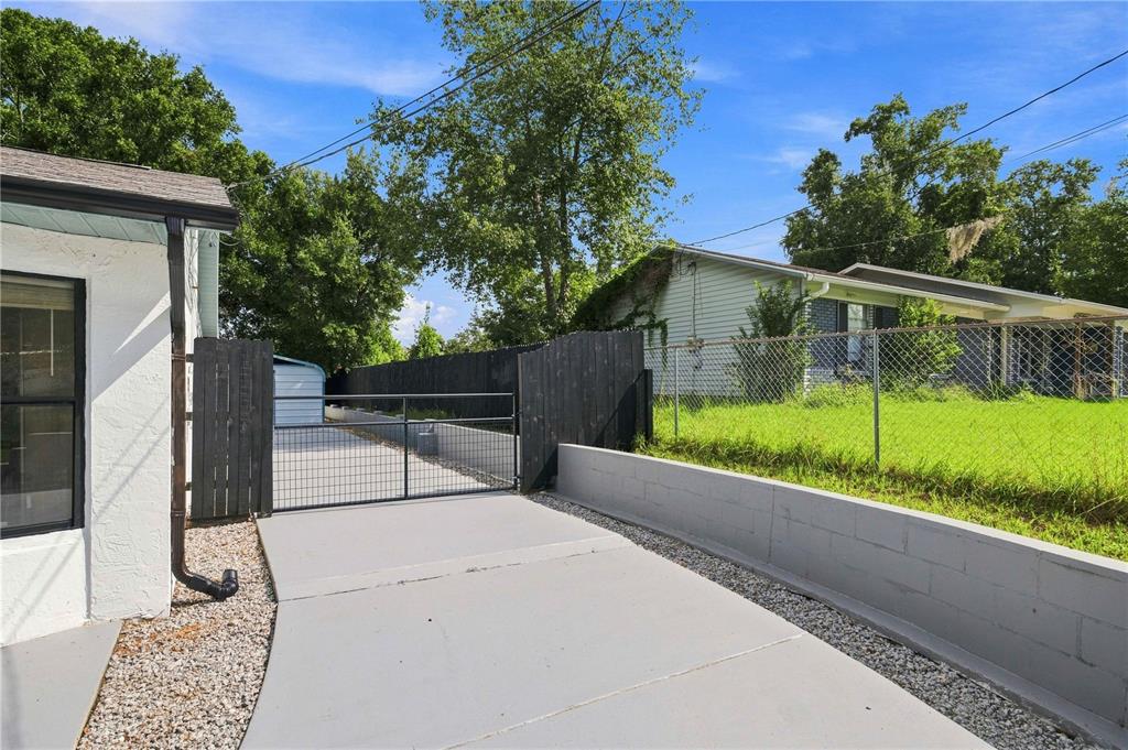 Oversized Driveway View