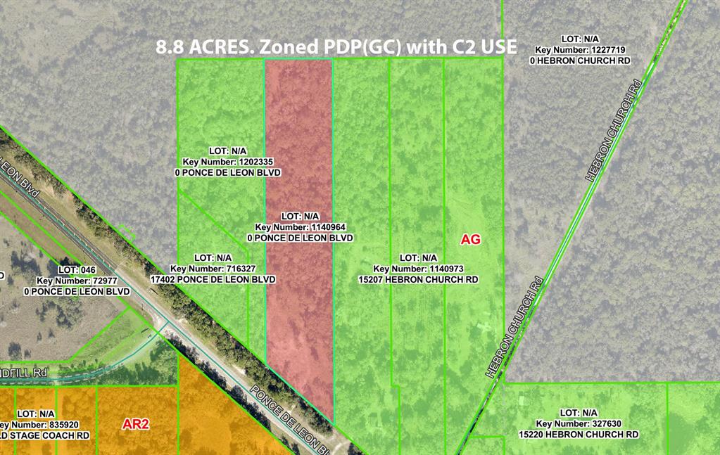 Property for sale at 17338 PONCE DE LEON BOULEVARD, BROOKSVILLE, FL, 34614