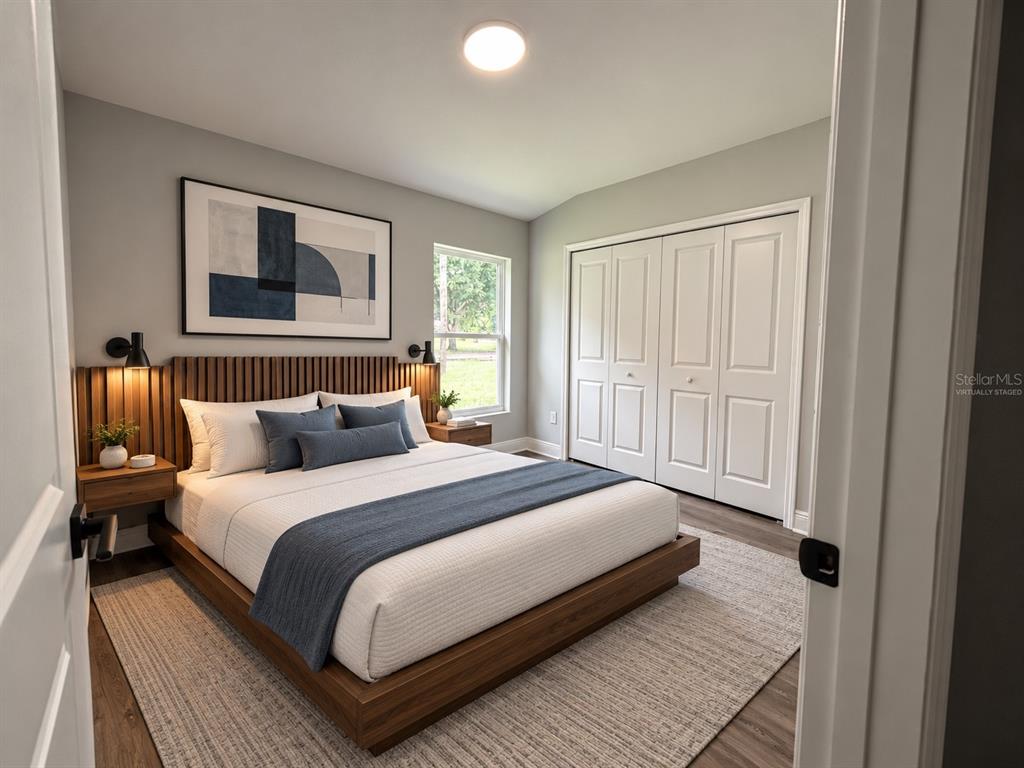 Bedroom - virtually staged