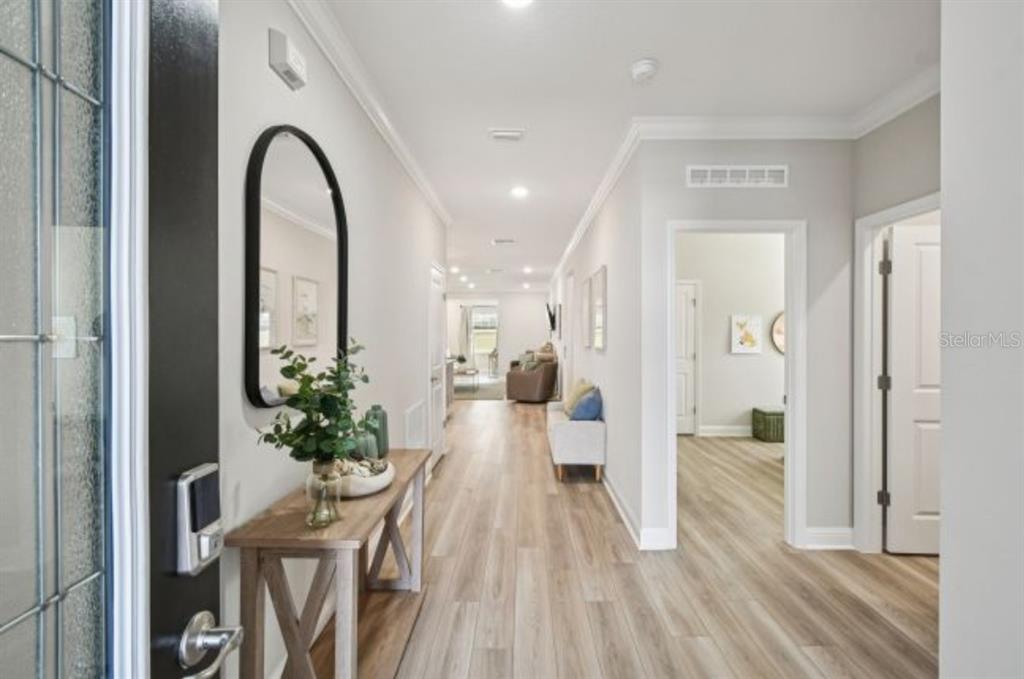Model home - actual features may vary.
