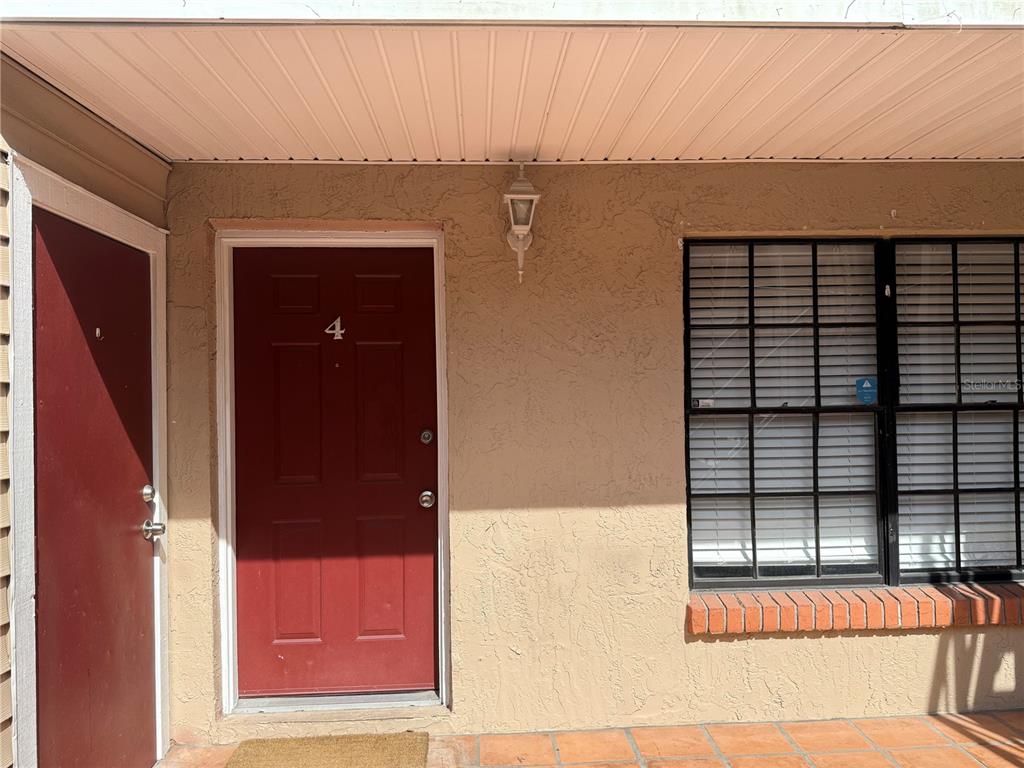 front door and laundry on the left
