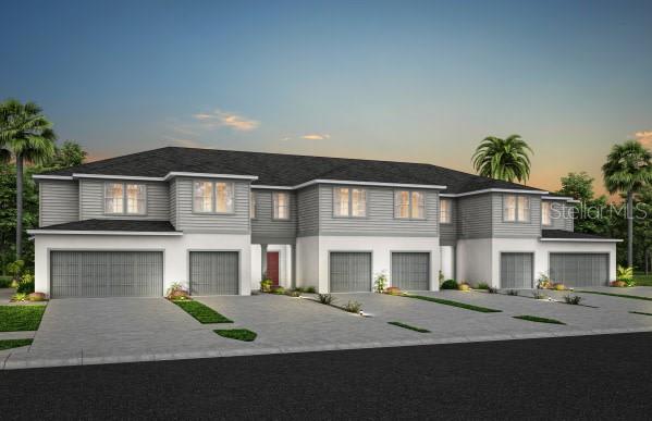Exterior Design. Artistic rendering for this new construction home. Pictures are for illustrative purposes only. Elevations, colors and options may vary.