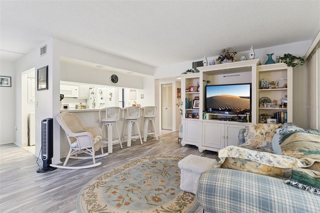 Entertainment Wall Unit included in the sale