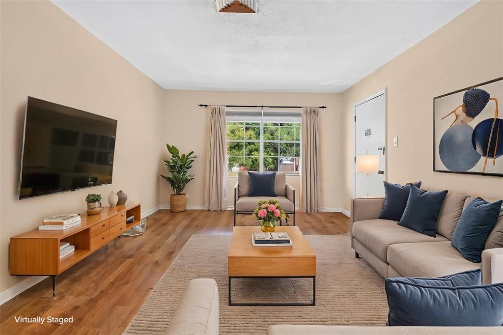 Living Room Virtually Staged