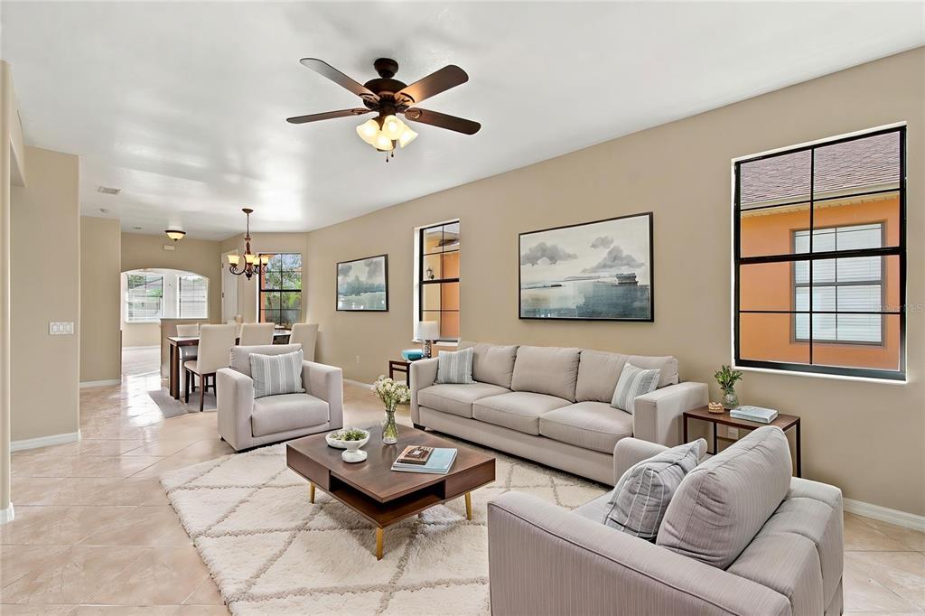 Virtually Stage Living Room