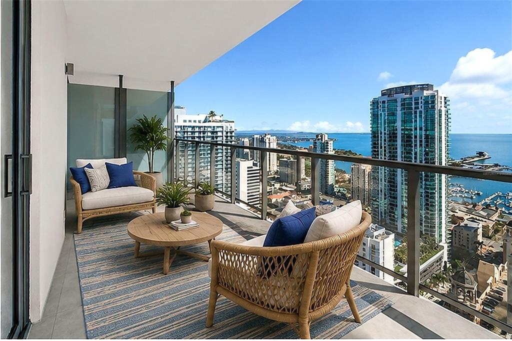 Virtually Staged Balcony