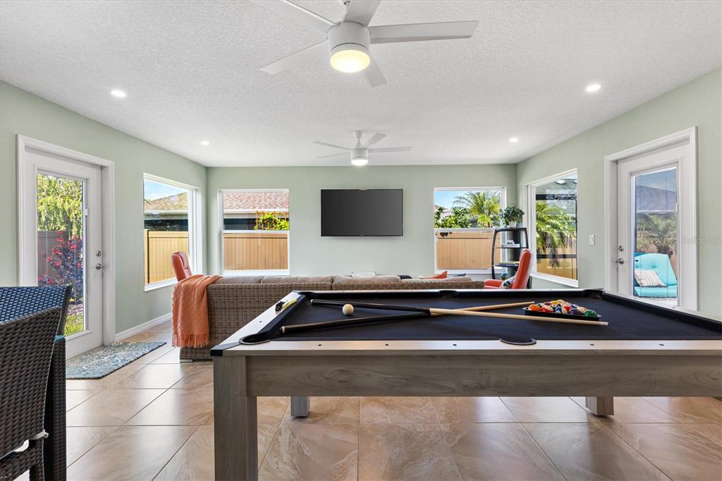 Florida room addition 500sq ft Under air Not included in the home SQ Footage