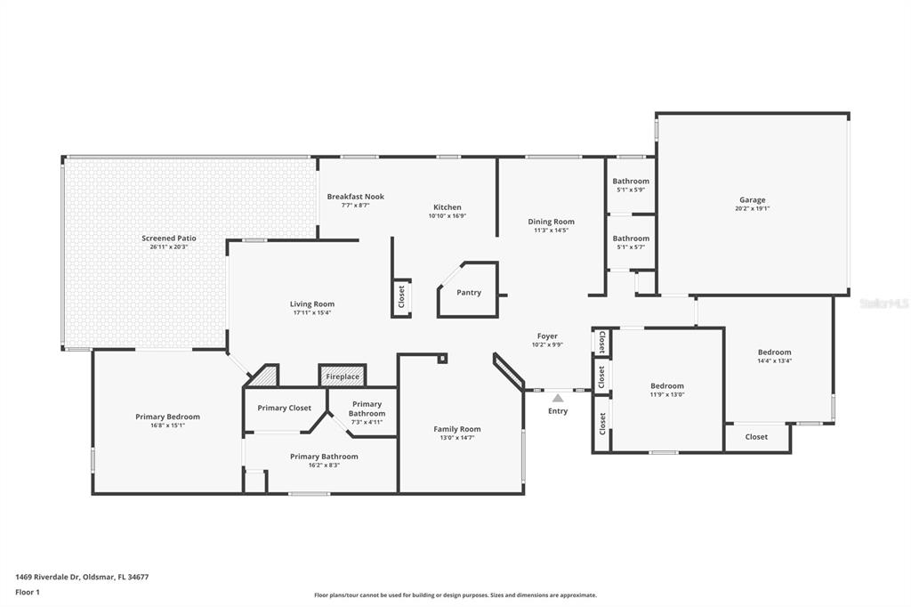 Property for sale at 1469 RIVERDALE DRIVE, OLDSMAR, FL, 34677