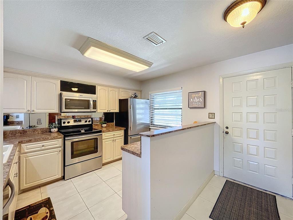 Entrance and kitchen