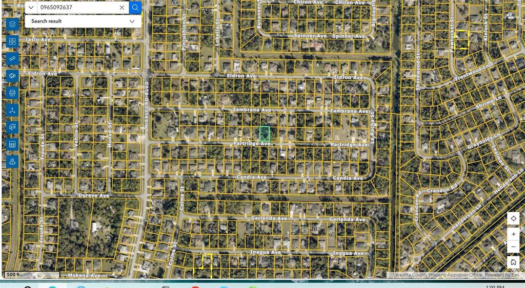 Property for sale at LOT 37 PARTRIDGE AVENUE, NORTH PORT, FL, 34286