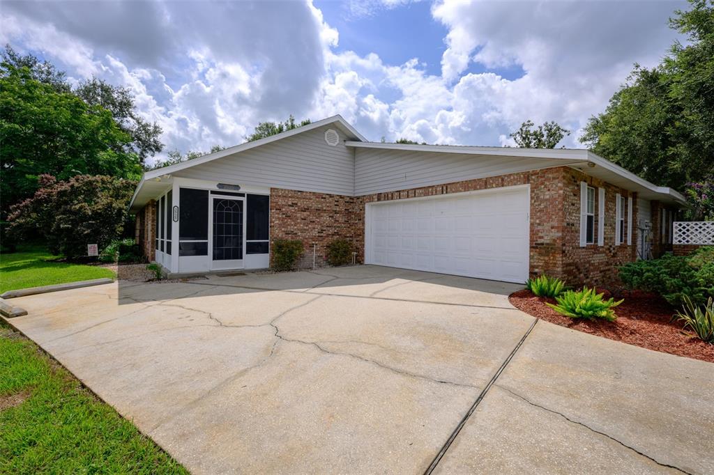2+ car garage with additional golf cart space