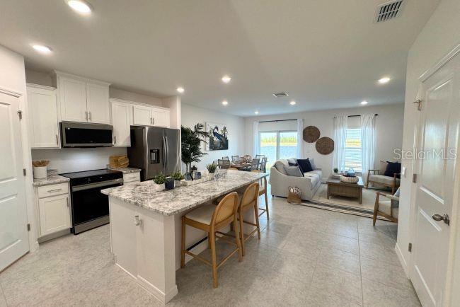 Model home - actual features may vary.