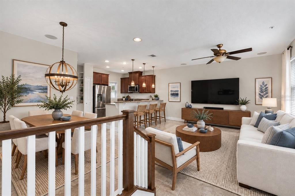 Virtually Staged foyer