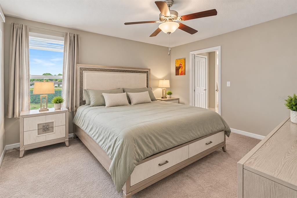 Primary Bedroom Virtually Staged Photo