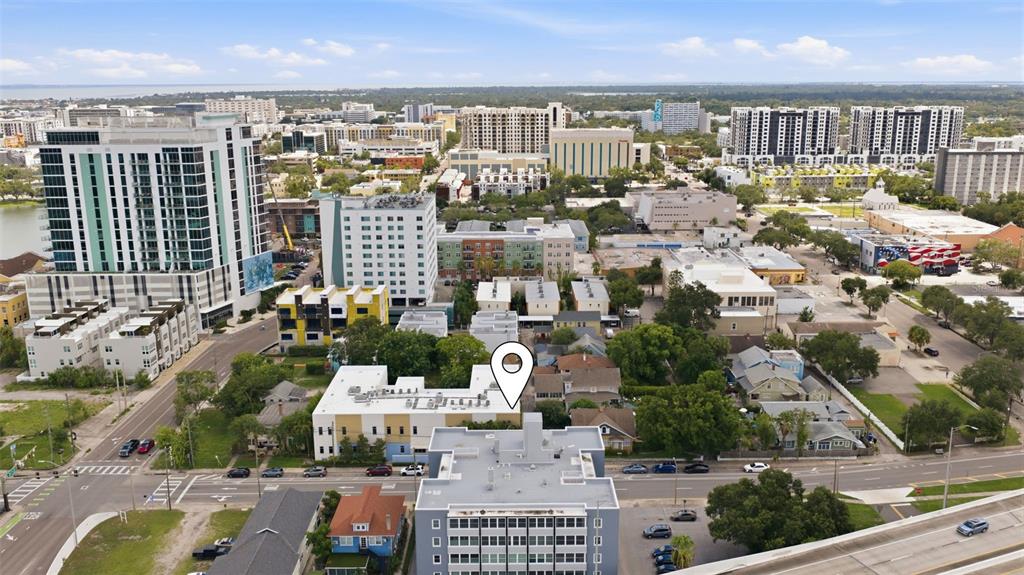 Enjoy close proximity to Downtown St. Pete while still being tucked just outside the center of the city.