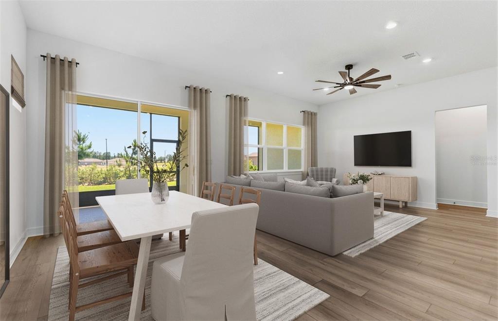 Virtually Staged - Open Cafe Area to Gathering Room