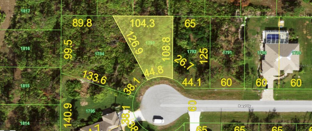 Property for sale at 102 BERYL DRIVE, ROTONDA WEST, FL, 33947