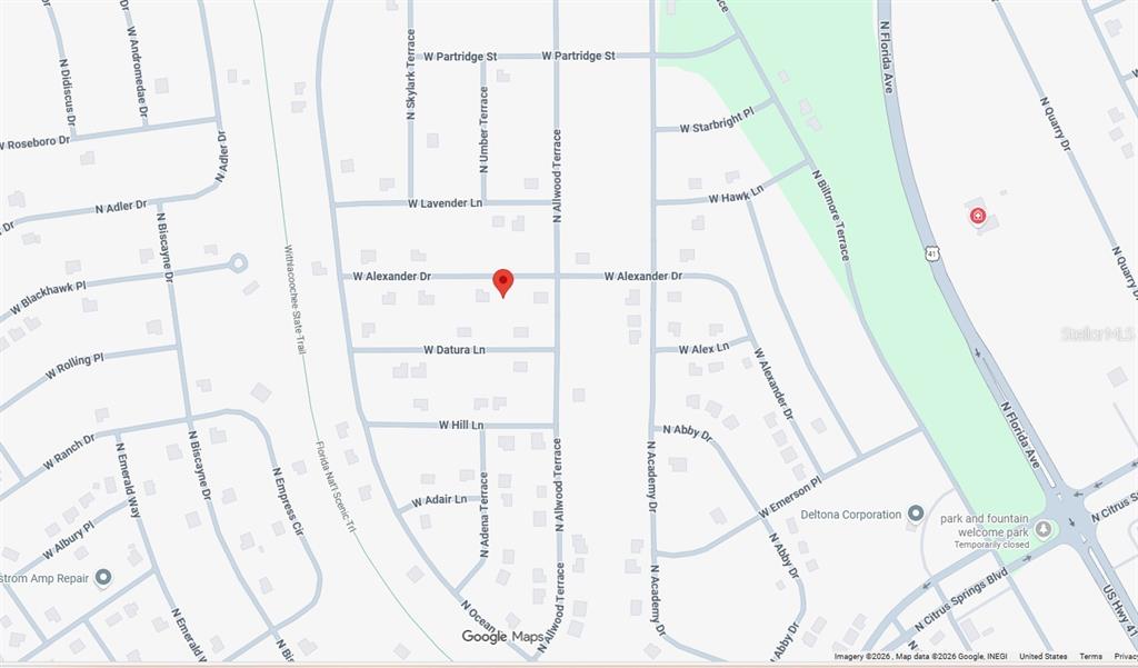 Property for sale at 1588 W ALEXANDER DRIVE, CITRUS SPRINGS, FL, 34434