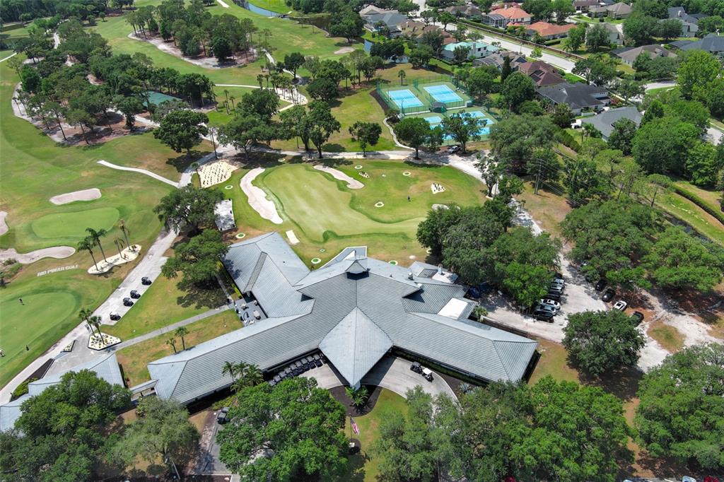 View of nearby Rio Pinar Country Club, with Restaurant, Golf, Tennis, and Trackman Driving Range!!