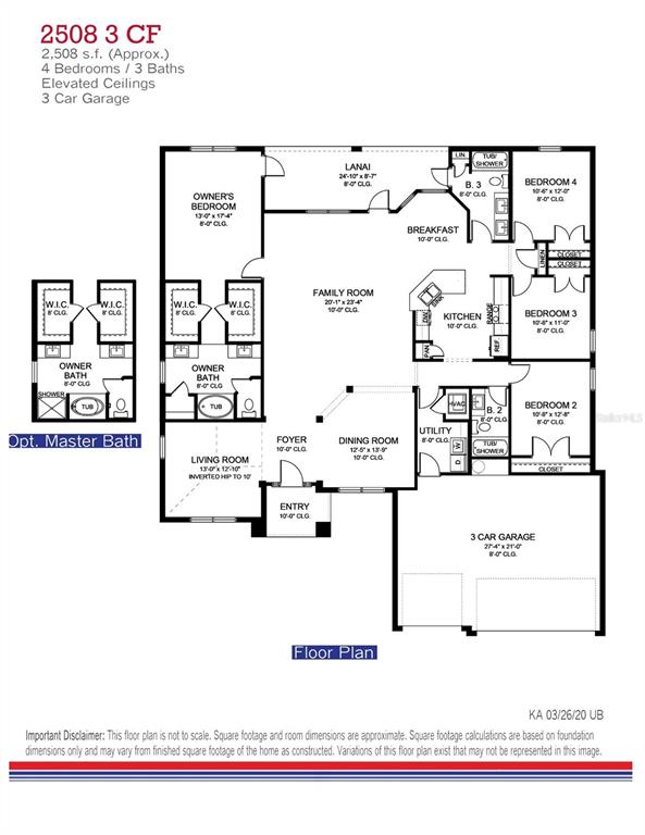 HOME HAS SIDE ENTRY 3 CAR GARAGE!