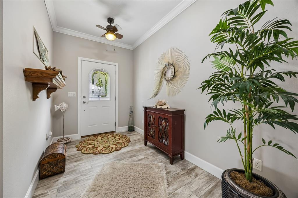 Foyer And Entire Home Have Upgraded Vinyl FLooring