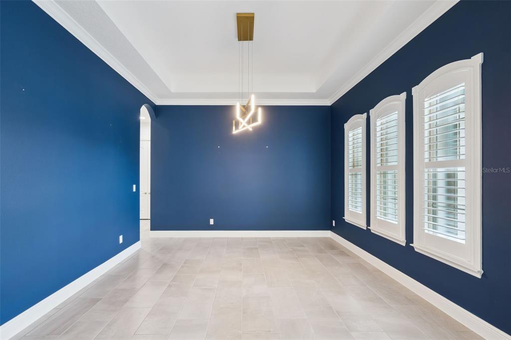 Formal dining room for entertaining