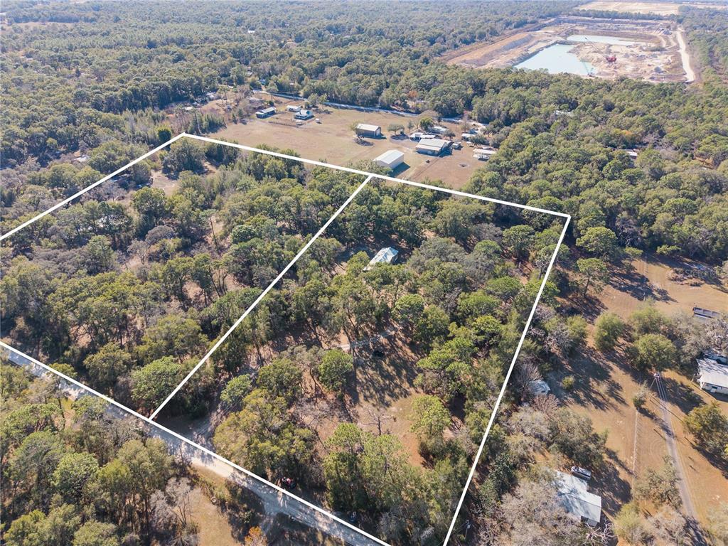 This listing is for the 5 acre parcel on the LEFT.