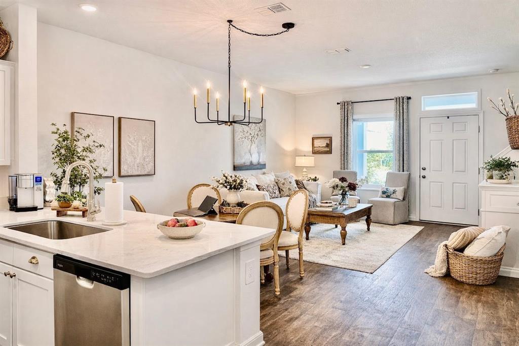 Open Plan with Volume Ceilings