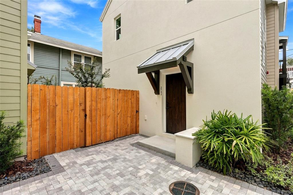 Front exterior and entrance of home