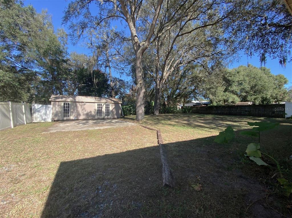 Outbuilding is divided into 2 section. Part is storage and remainder appears to have been a guest or rental unit at some point in the past