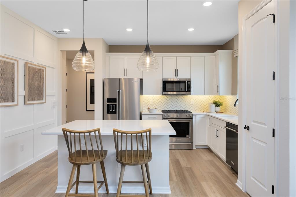Model Home Design Only. Pictures and furnishings are for illustrative purposes only. Elevations, colors and options may vary. Furniture is for model home staging only.