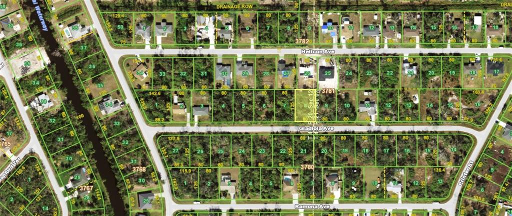 Plat map of Lot 8