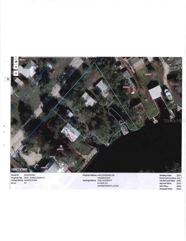 Property for sale at 6601 RIVERSIDE DRIVE, YANKEETOWN, FL, 34498