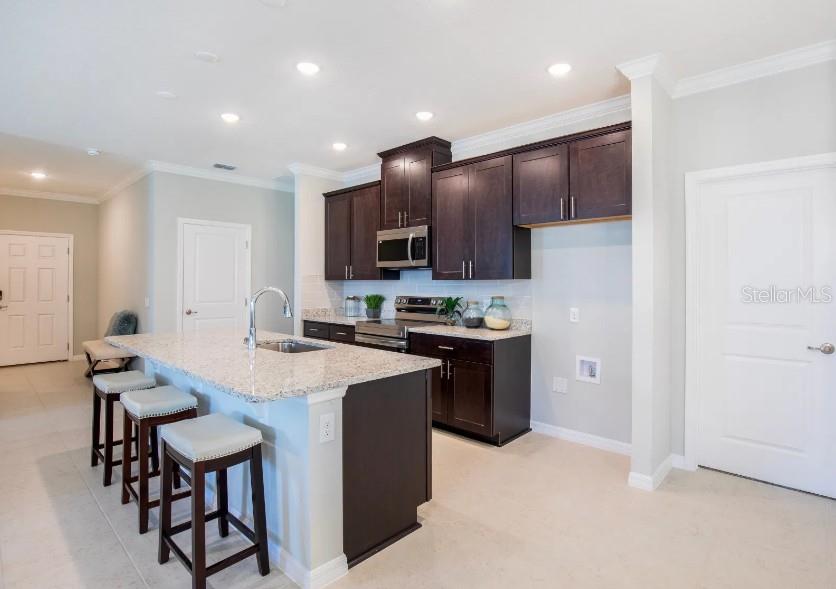 Model home - actual features may vary.