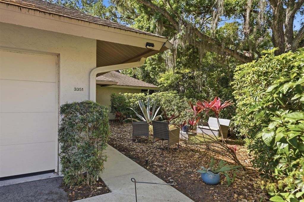 Large outdoor courtyard