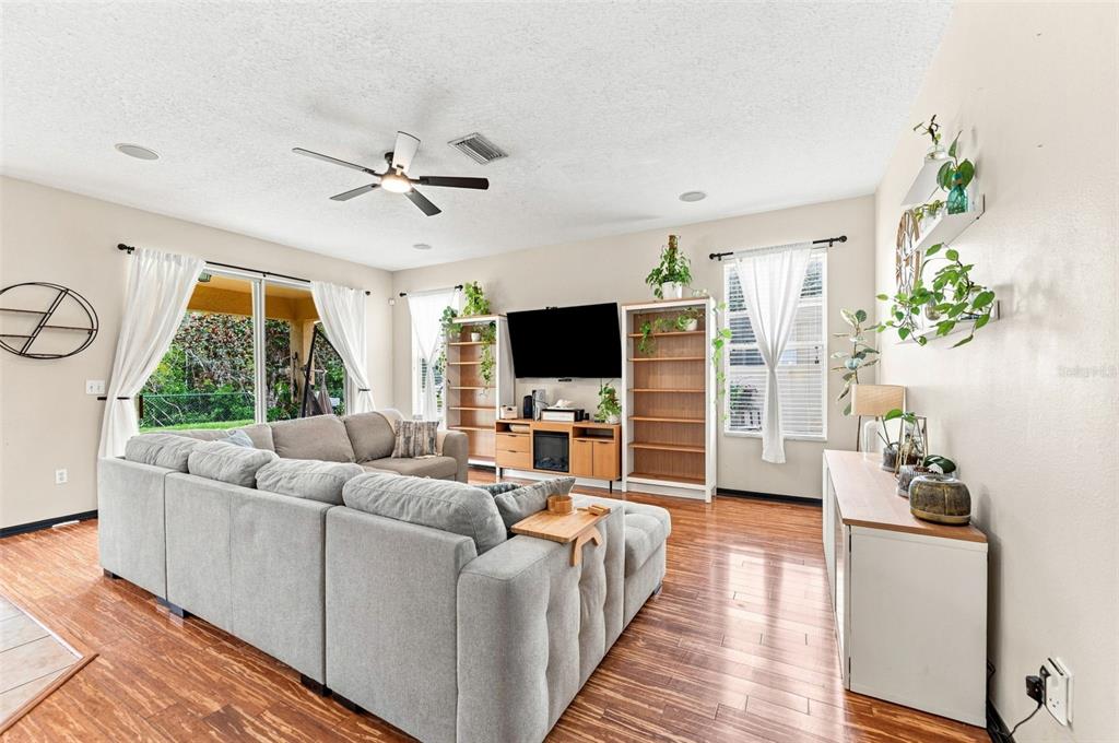 Family Room With Backyard Views and an Abundance of Natural Light