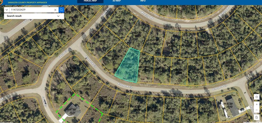 Property for sale at 3343 VINEYARD CIRCLE, NORTH PORT, FL, 34288