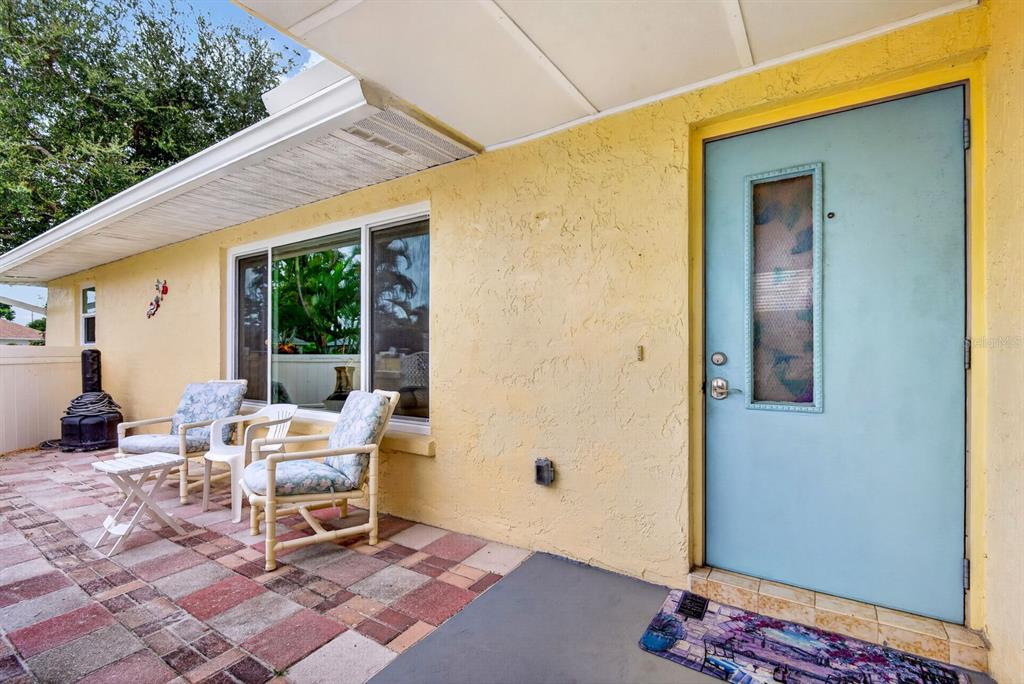 Front door Courtyard