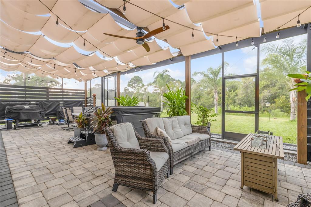 Backyard porch